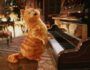 Кот, играющий на пианино, стал звездой интернета (видео)