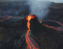 Опубликовано видео извержения вулкана Фаградальсфьяль в Исландии
