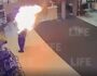 Попытка самосожжения мужчины возле телецентра «Останкино» (видео)